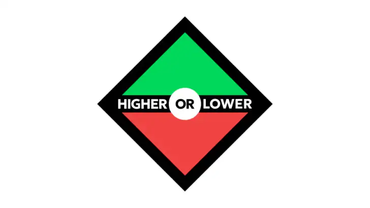 The Higher or Lower Game feature graphic