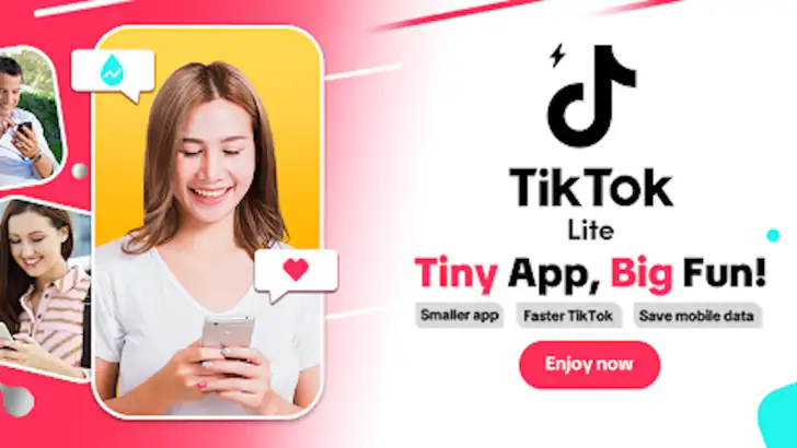 TikTok Lite – Snabbare TikTok feature graphic