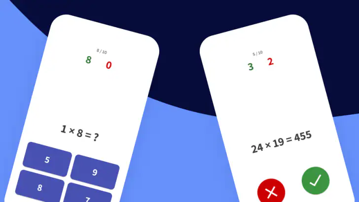 Times Tables - Multiplication feature graphic