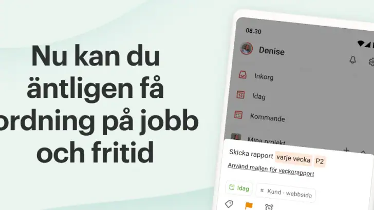 Todoist: to-dos och kalender feature graphic