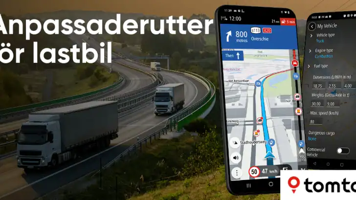 TomTom GO Expert för lastbil feature graphic