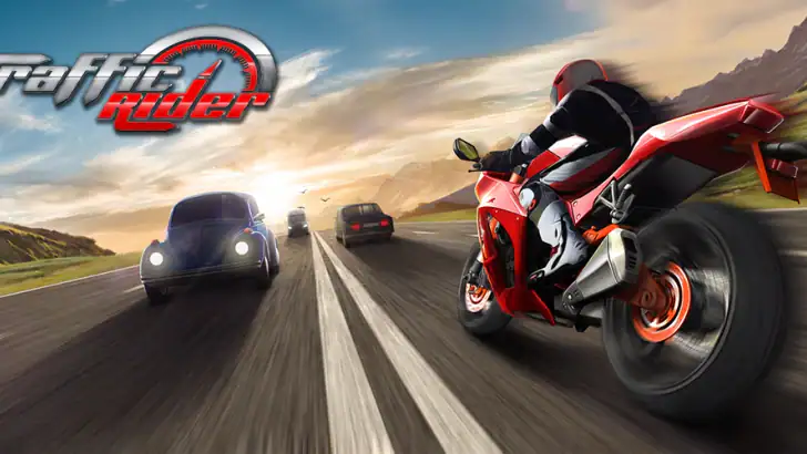 Traffic Rider feature graphic