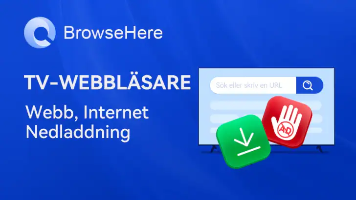 TV-webbläsare - BrowseHere feature graphic