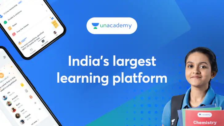 Unacademy: Learn & Crack Exams feature graphic