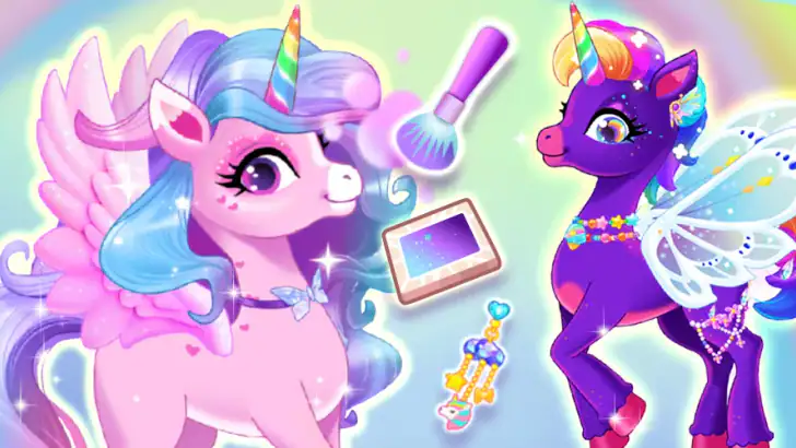 Unicorn Dress up Game for Kids feature graphic