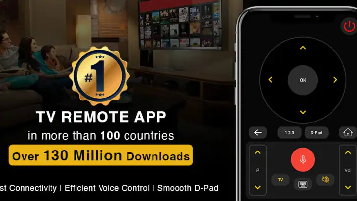 Universal TV Remote Control feature graphic