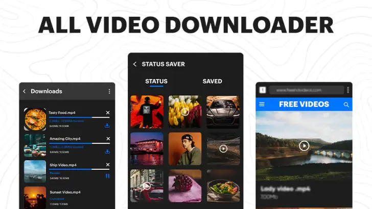 Video Downloader Proxy Browser feature graphic
