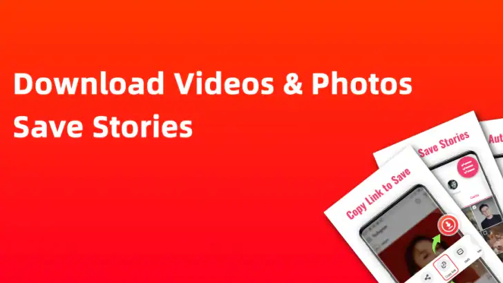 Video downloader - Story Saver feature graphic