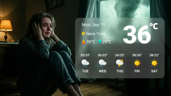 Weather app - Radar & Widget feature graphic