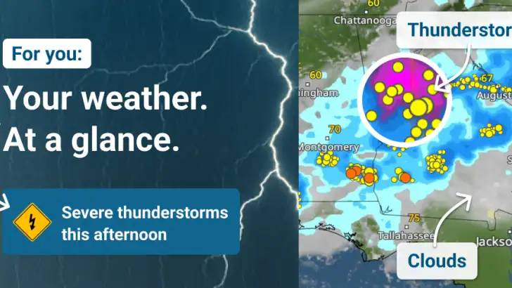 Weather & Radar Forecast feature graphic