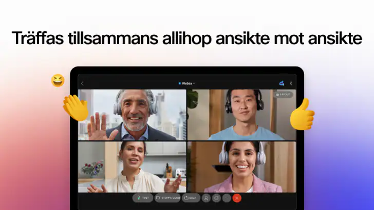 Webex Meetings feature graphic