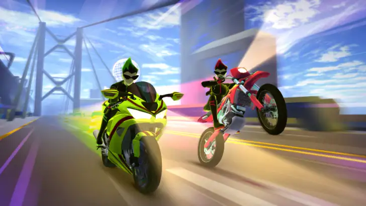 Wild Wheels: Bike Racing feature graphic