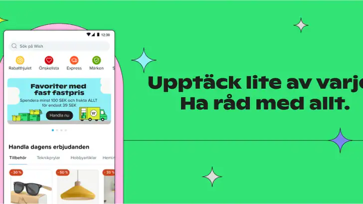 Wish: Handla och spara feature graphic