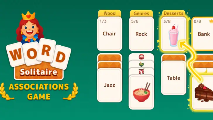 Word Associations: Solitaire feature graphic