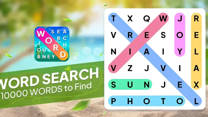 Word Search Journey: Find Word feature graphic