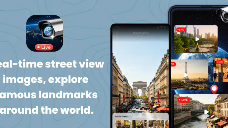 WorldScope: Live Earth Map feature graphic