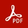 Adobe Acrobat Reader: PDF-tegn icon