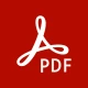 Adobe Acrobat Reader: PDF-tegn icon