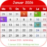 Norsk Kalender 2026 icon