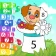 Kids Coloring Book by Numbers icon