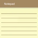 Notepad - simple notes icon