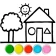 Coloriages de la maison icon