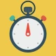 Arbejdede timer icon