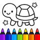 Coloring games for kids: 2-5 y icon
