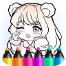 어린이 그림그리기 색칠공부 : 공주 뽑기 그리기 게임 icon