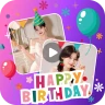 Birthday Video Maker With Song icon