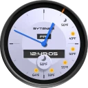 Clock Widgets With Weather icon