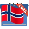 Norsk Kalender 2026 Ukenummer icon