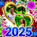 Photo frame app, collage maker icon