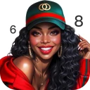 Black Color - Color by Number icon