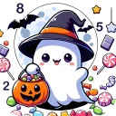 Süße Halloween-Farbe icon