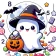 Süße Halloween-Farbe icon