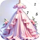 Princess Dress Coloring Game icon