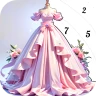 Princess Dress Coloring Game icon