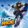 Course de skateboard descente icon