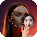AI-magi för ansiktsbyte – Foto icon