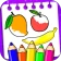 Fruits Coloring Book & Drawing icon