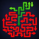 화살표 클리어 마스터: 컬러 미로 icon