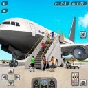 avion simulateur de vol 3d icon