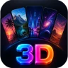 GlowWall: 4K & 3D Wallpapers icon