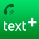 textPlus: 문자 메시지 + 통화 icon
