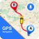 스트리트 뷰 위성지도: GPS 내비게이션 및 목적지 icon