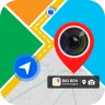 GPS kartkamera och navigering icon