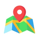 현재위치주소 - 지금 내 좌표, 위도, 경도, GPS icon