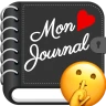 Daily Journal: Diary with lock icon