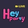 HeyParty - Chat room & Live icon